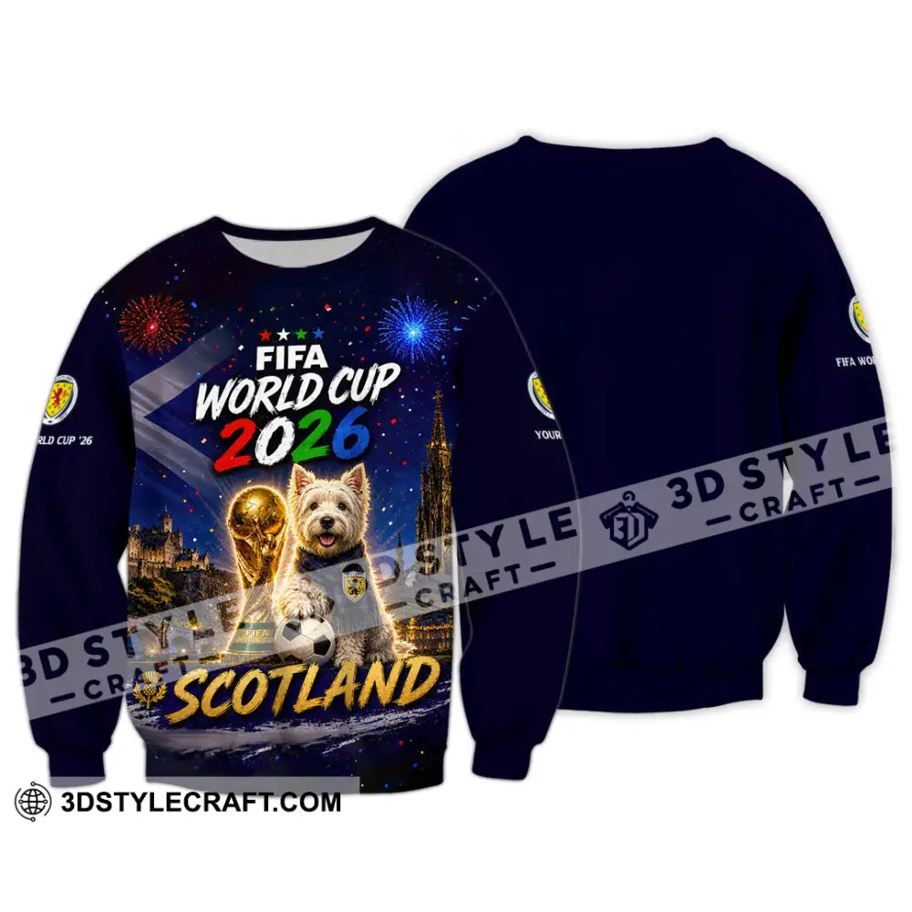 Unisex Shirt - Custom Scotland World Cup 2026 Shirt - Long Sleeve / S - T-shirt
