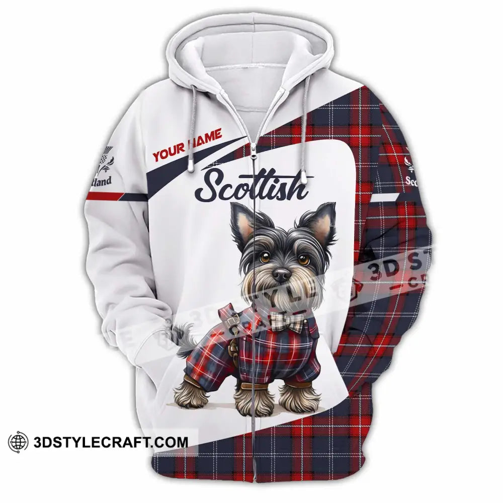 Unisex Shirt - Custom Scotland Pet Lover Shirt Zipper Hoodie / S T-shirt