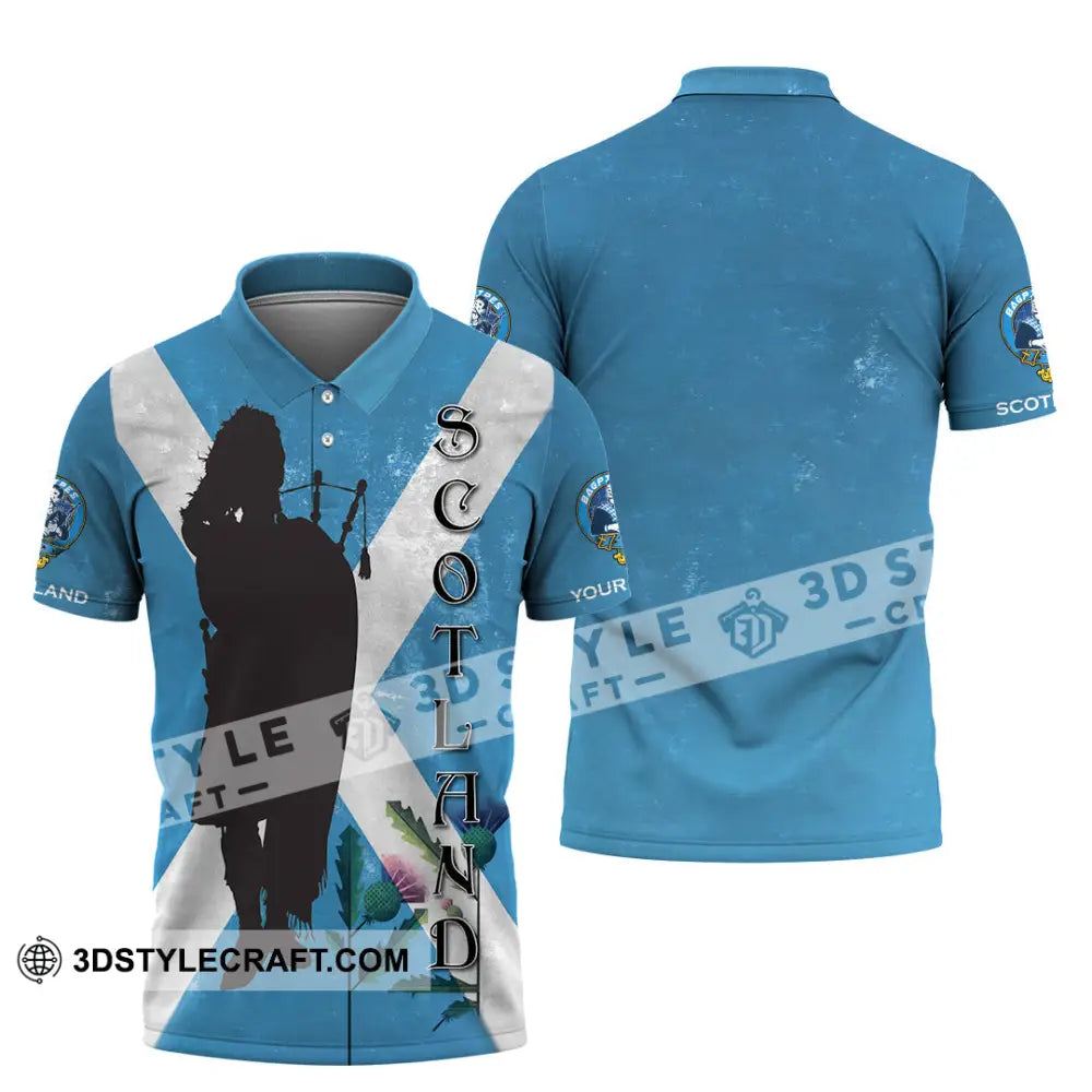 Unisex Shirt - Custom Scotland Shirt Polo Shirt / S T-shirt