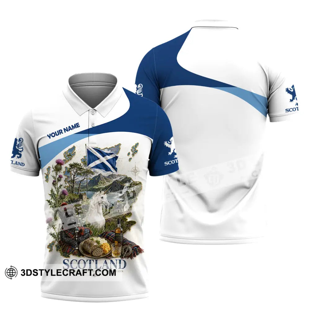 Unisex Shirt - Custom Scotland Shirt - Polo Shirt / S - T-shirt