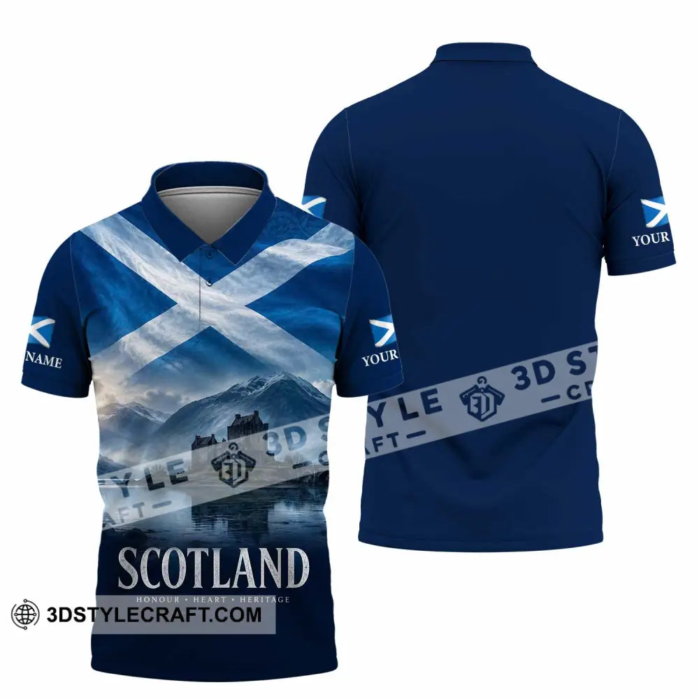 Unisex Shirt - Custom Scotland Shirt - Polo Shirt / S - T-shirt