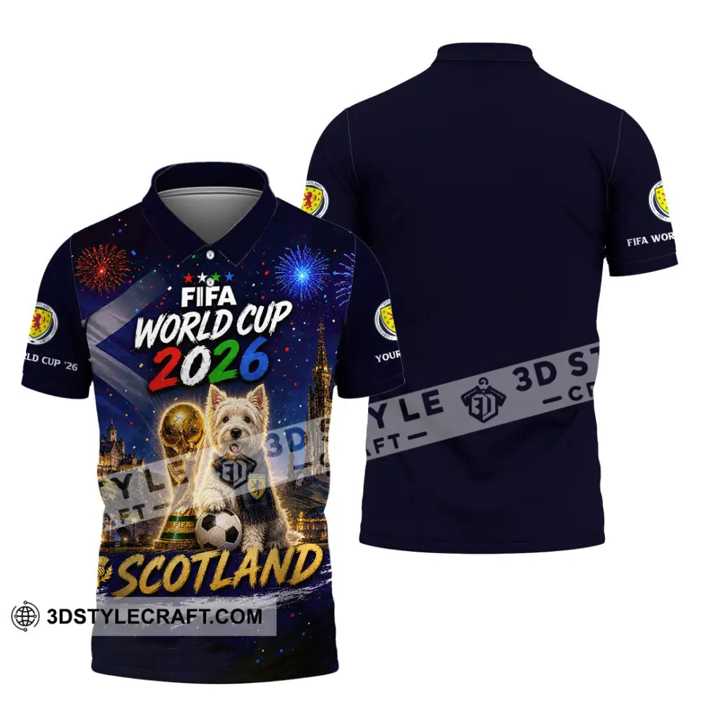 Unisex Shirt - Custom Scotland World Cup 2026 Shirt - Polo Shirt / S - T-shirt