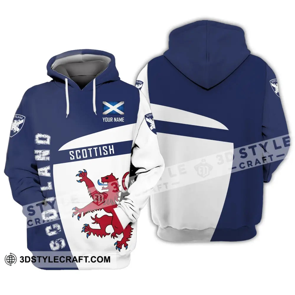 Unisex Shirt Custom Scotland Scottish T-Shirt Clothing Hoodie / S