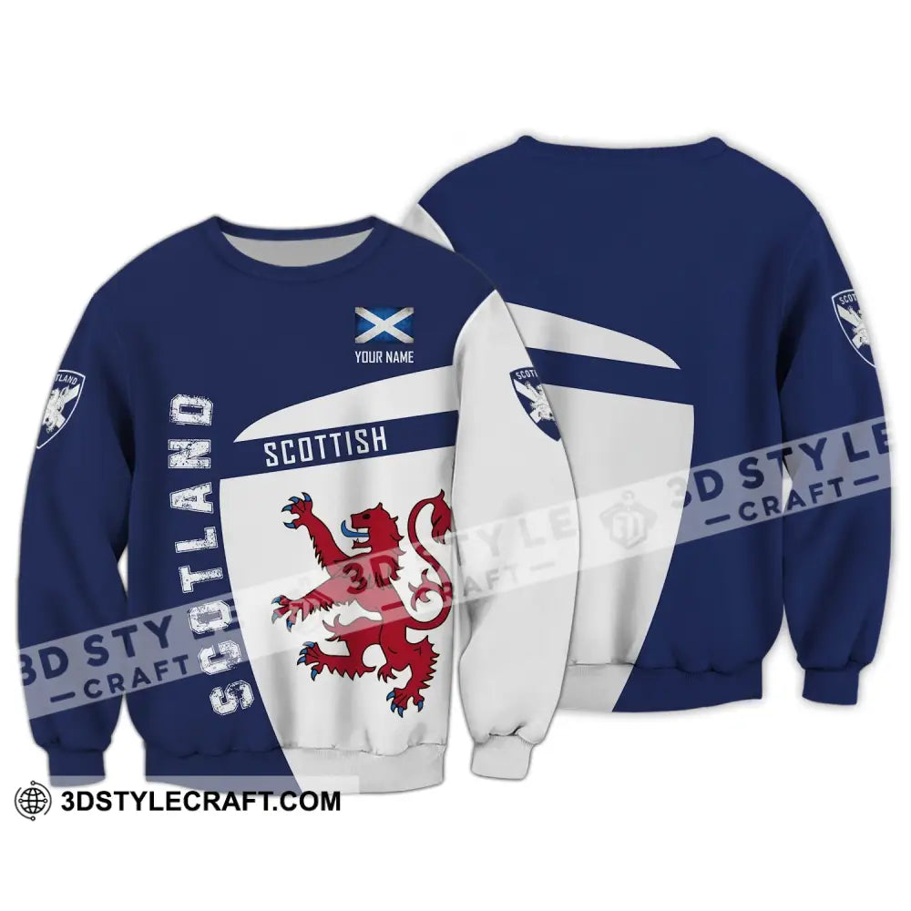 Unisex Shirt Custom Scotland Scottish T-Shirt Clothing Long Sleeve / S