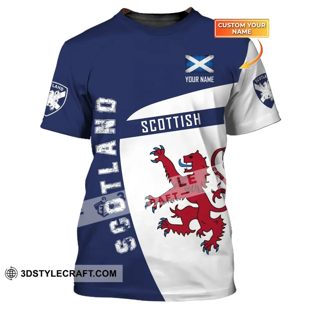 Unisex Shirt Custom Scotland Scottish T-Shirt Clothing / S