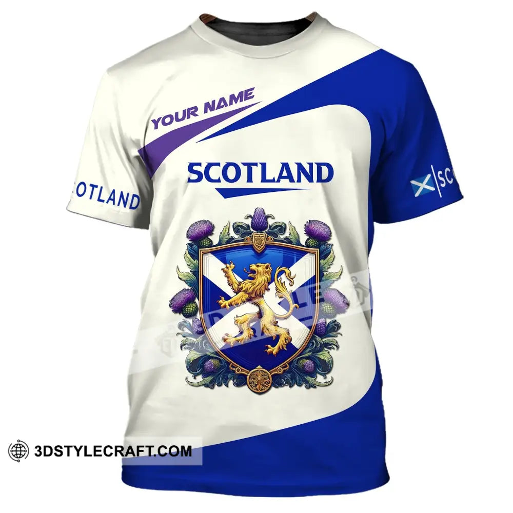 Unisex Shirt Custom Scotland Scottish T-Shirt Lover / S