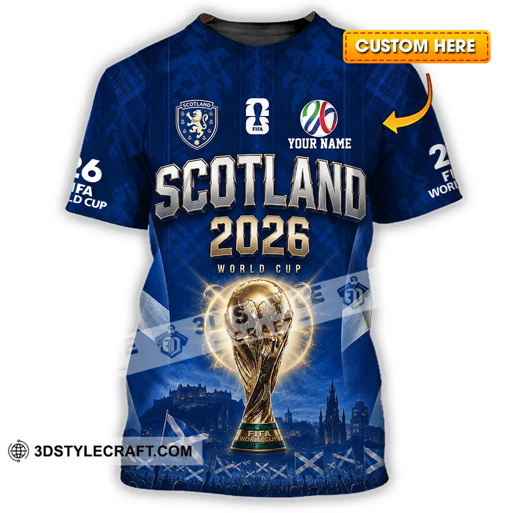 Unisex Shirt - Custom Scotland World Cup 2026 Shirt - T-shirt