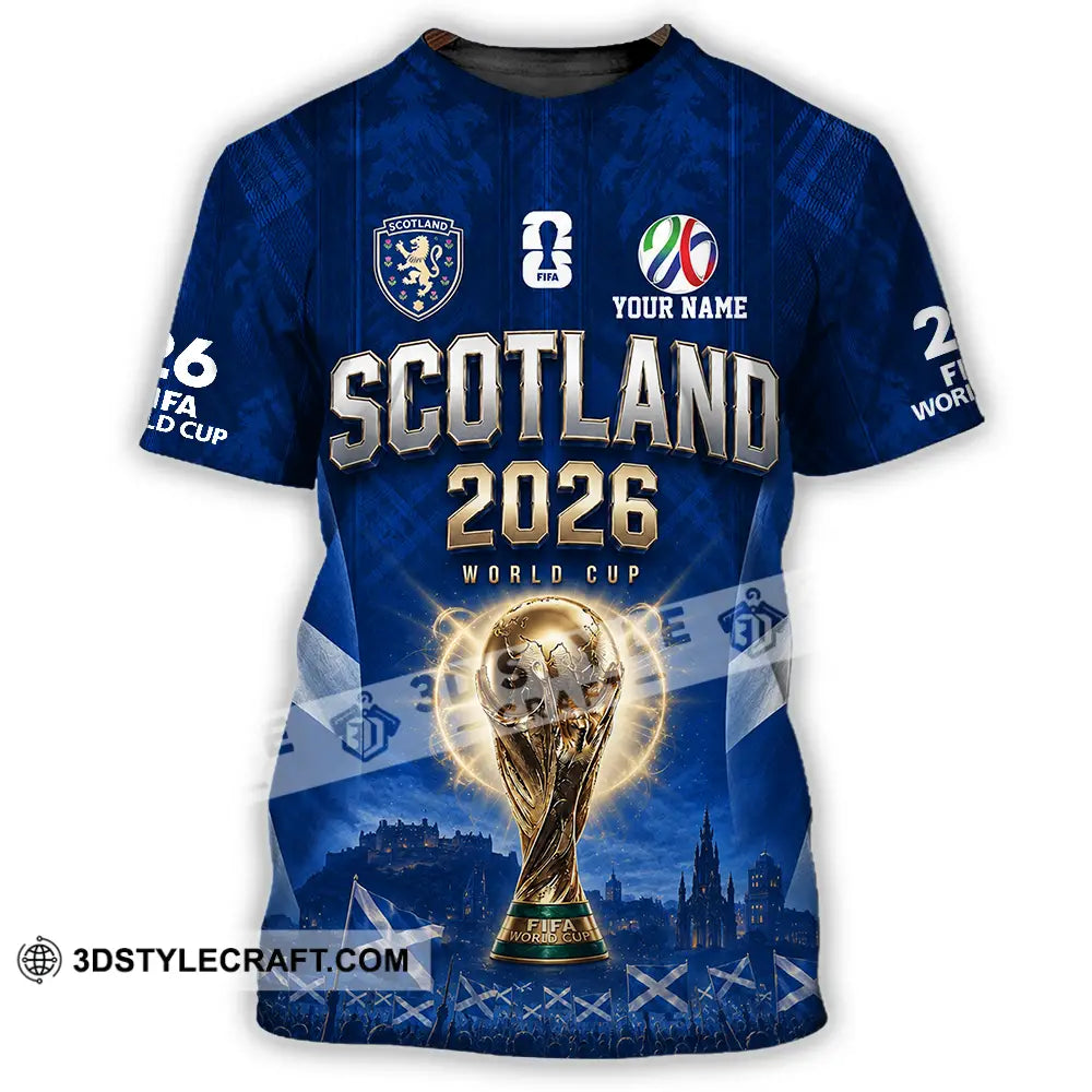 Unisex Shirt - Custom Scotland World Cup 2026 Shirt - T-Shirt / S - T-shirt