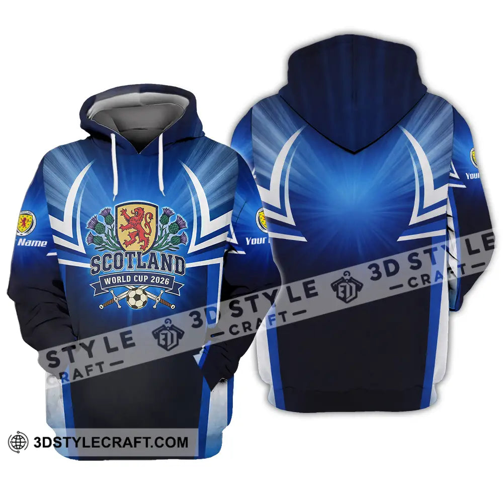 Unisex Shirt - Custom Scotland World Cup 2026 3D Shirt - Hoodie / S - T-shirt