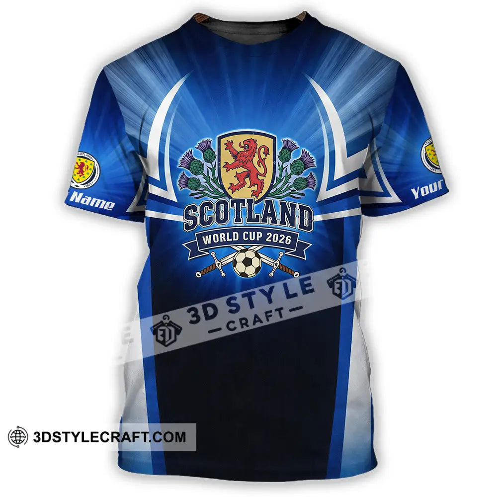 Unisex Shirt - Custom Scotland World Cup 2026 3D Shirt - T-Shirt / S - T-shirt