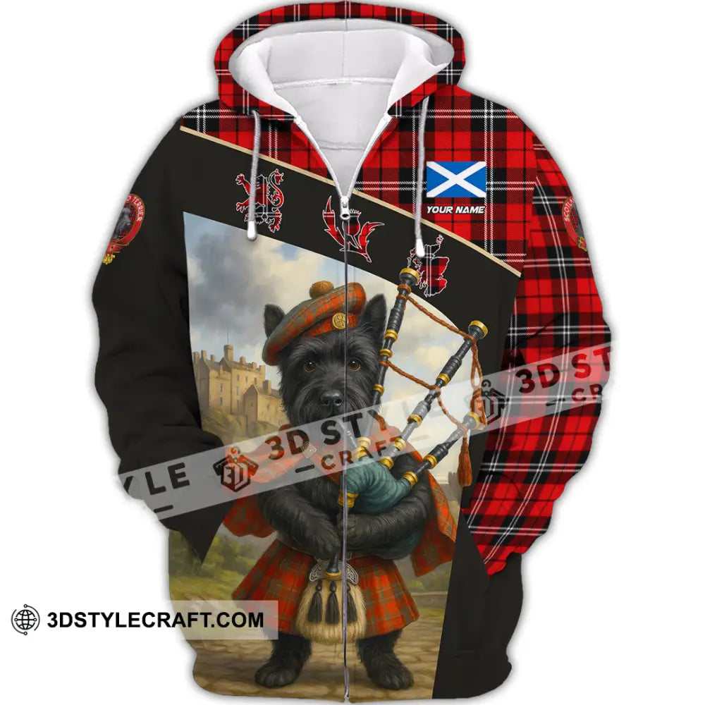 Unisex Shirt - Custom Scotland Shirt Zipper Hoodie / S T-shirt