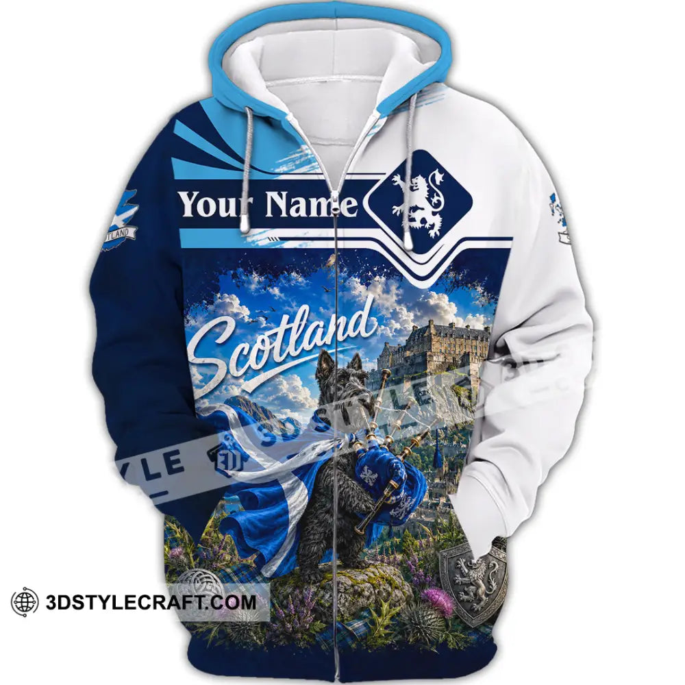Unisex Shirt - Custom Scotland Shirt - Zipper Hoodie / S - T-shirt