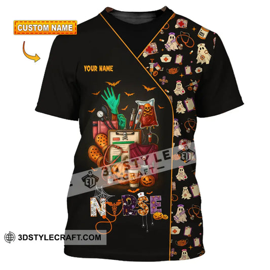 Unisex Shirt - Custom Scrubstar Fright Friends Nurse Halloween Shirt T-shirt