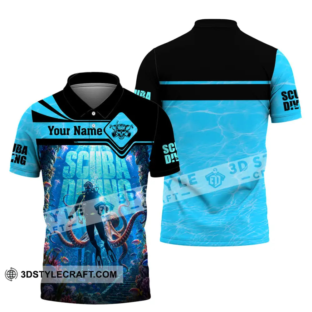 Unisex Shirt - Custom Scuba Diving Shirt - Polo Shirt / S - T-shirt