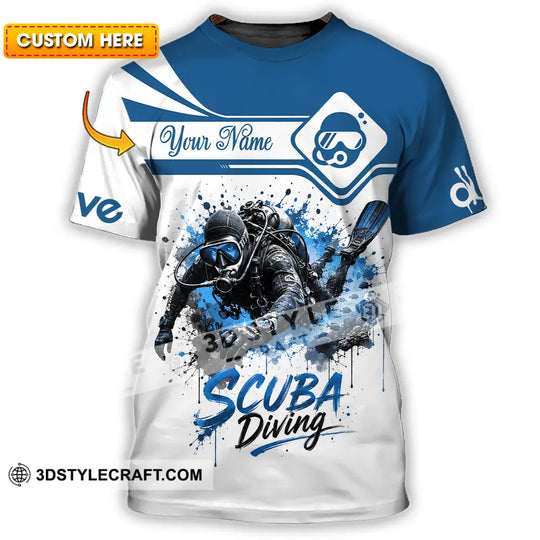 Unisex Shirt - Custom Scuba Diving Shirt style option 1