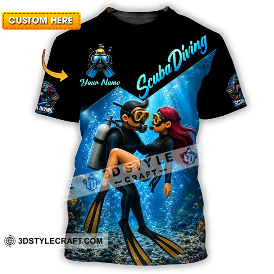 Unisex Shirt - Custom Scuba Diving Shirt style option 1
