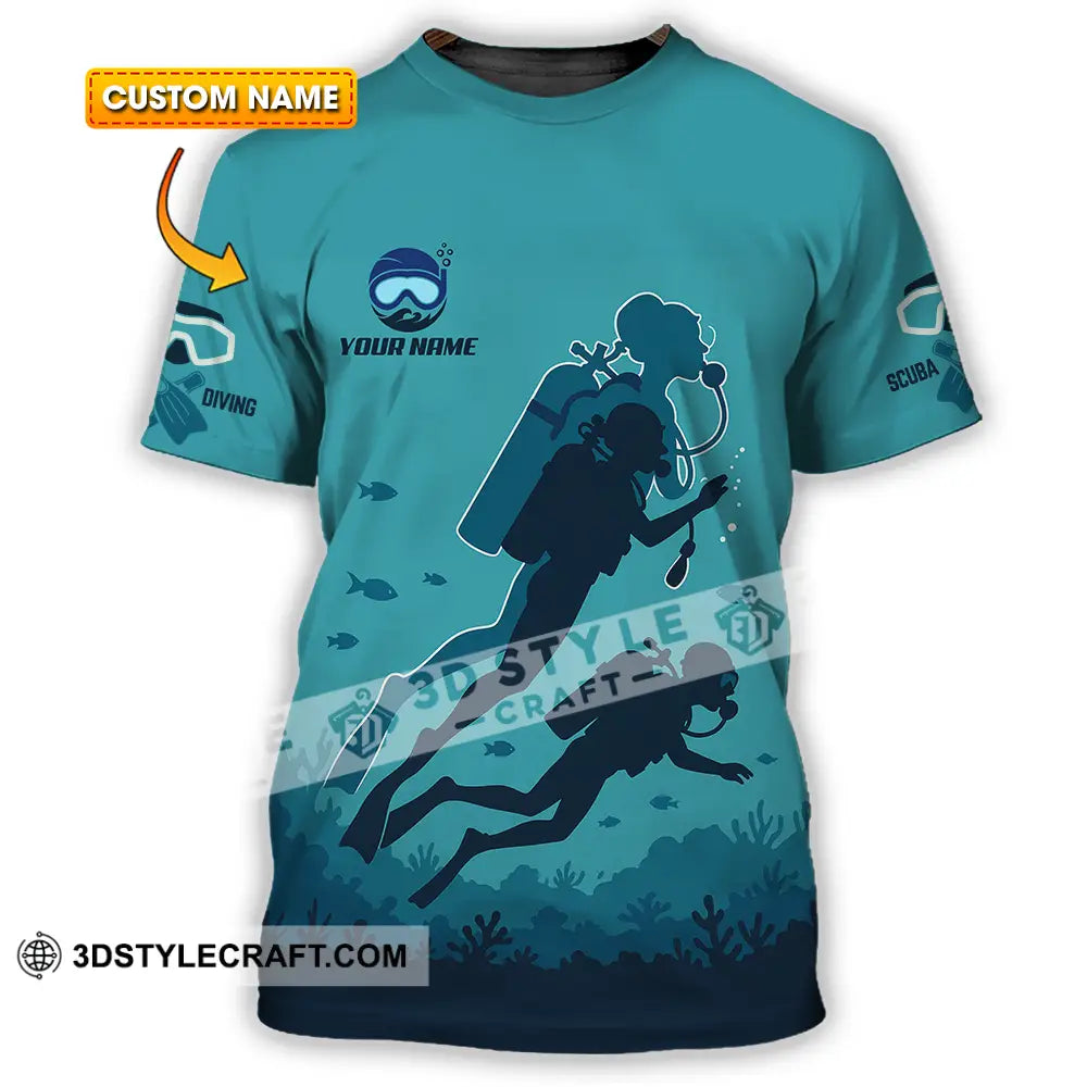 Unisex Shirt - Custom Scuba Diving Shirt T-shirt