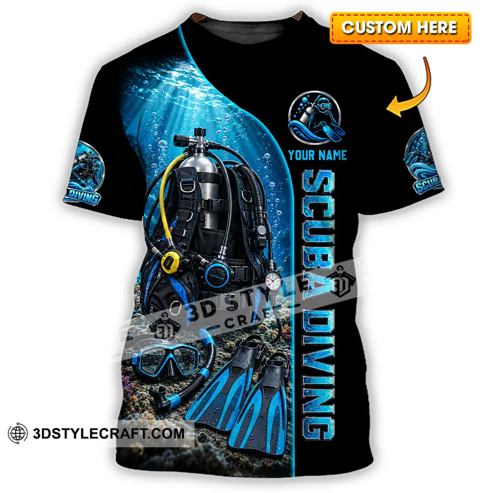 Unisex Shirt - Custom Scuba Diving Shirt - T-shirt