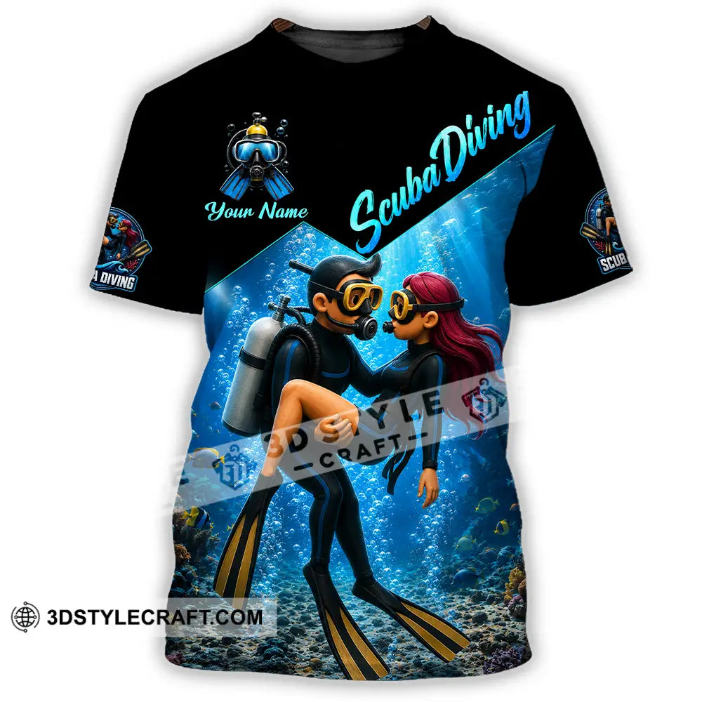 Unisex Shirt - Custom Scuba Diving Shirt - T-Shirt / S - T-shirt