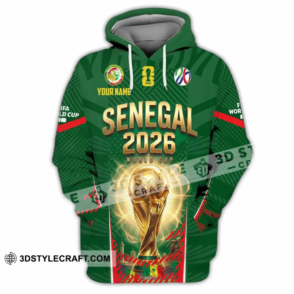 Unisex Shirt - Custom Senegal World Cup 2026 Shirt - Hoodie / S - T-shirt