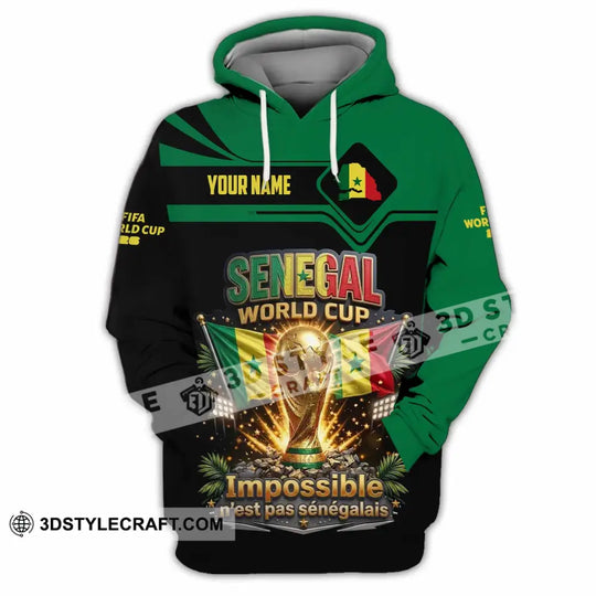 Unisex Shirt - Custom Senegal Shirt style option 3