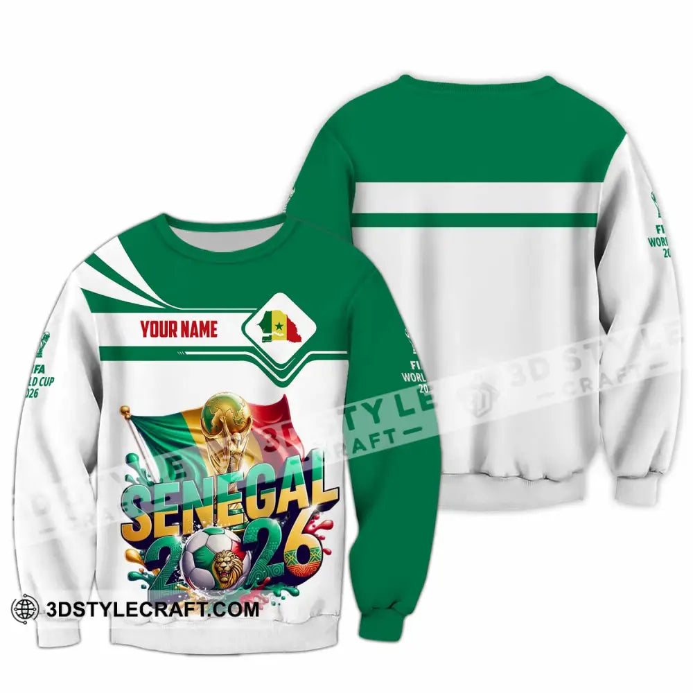 Unisex Shirt - Custom Senegal World Cup 2026 Shirt - Long Sleeve / S - T-shirt