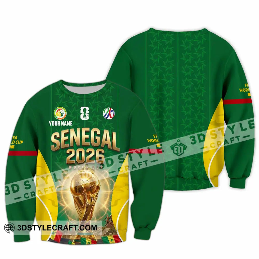 Unisex Shirt - Custom Senegal World Cup 2026 Shirt - Long Sleeve / S - T-shirt