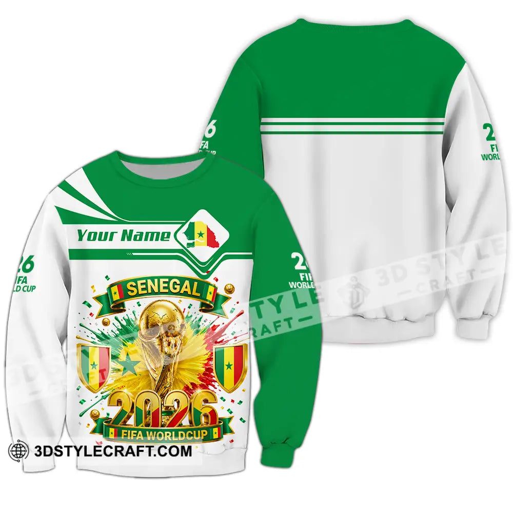 Unisex Shirt - Custom Senegal World Cup 2026 Shirt - Long Sleeve / S - T-shirt