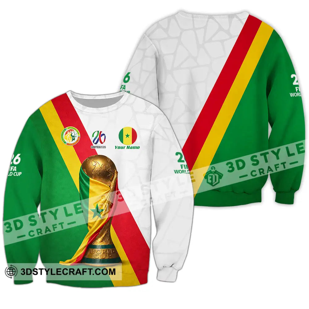 Unisex Shirt - Custom Senegal World Cup 2026 Shirt - Long Sleeve / S - T-shirt