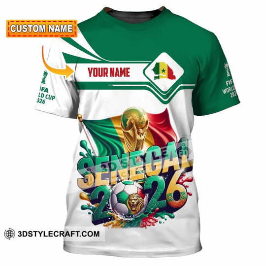Unisex Shirt - Custom Senegal Shirt style option 1