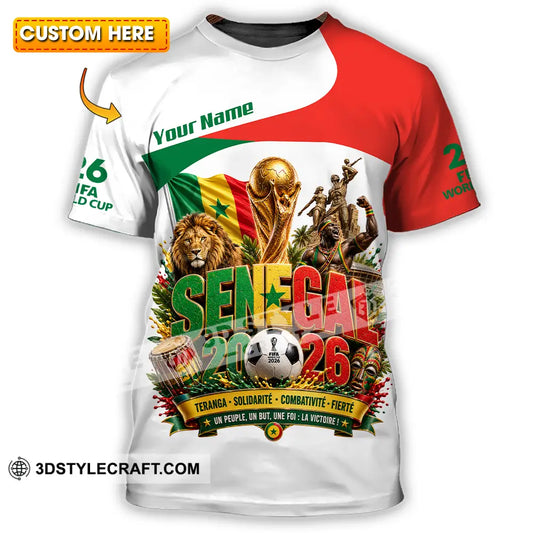 Unisex Shirt - Custom Senegal World Cup 2026 Shirt - T-shirt