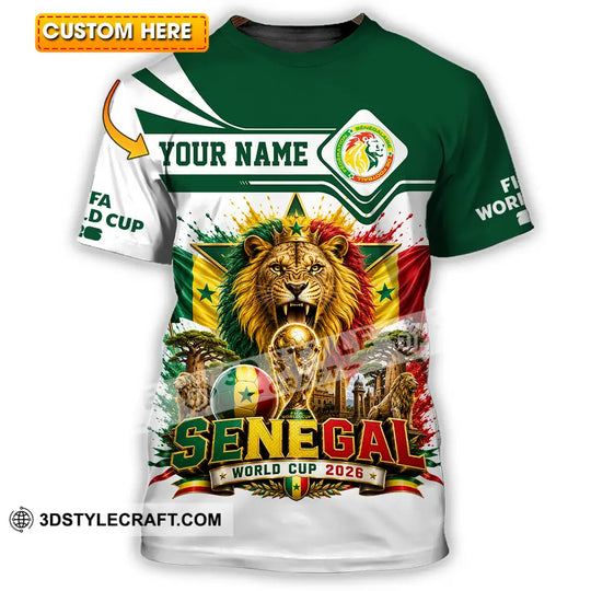 Unisex Shirt - Custom Senegal Shirt style option 1