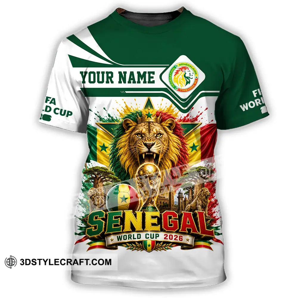 Unisex Shirt - Custom Senegal World Cup 2026 Shirt - T-Shirt / S - T-shirt