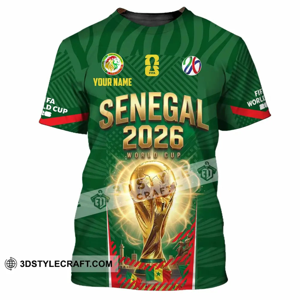 Unisex Shirt - Custom Senegal World Cup 2026 Shirt - T-Shirt / S - T-shirt