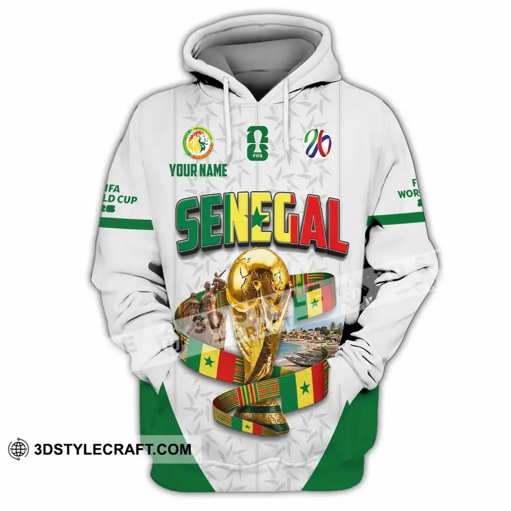 Unisex Shirt - Custom Senegal World Cup 2026 Shirt - Hoodie / S - T-shirt