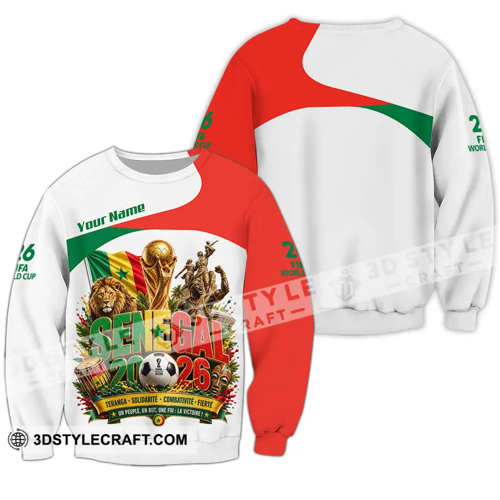 Unisex Shirt - Custom Senegal World Cup 2026 Shirt - Long Sleeve / S - T-shirt