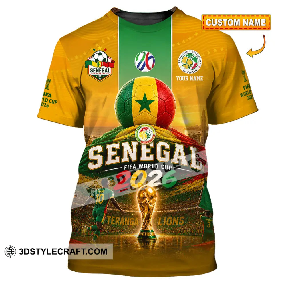 Unisex Shirt - Custom Senegal World Cup 2026 Shirt - T-shirt