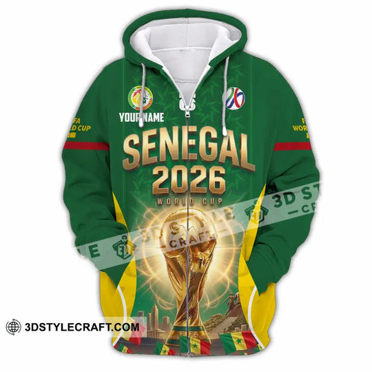 Unisex Shirt - Custom Senegal Shirt style option 3