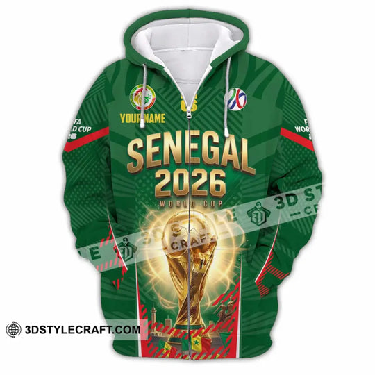 Unisex Shirt - Custom Senegal Shirt style option 3