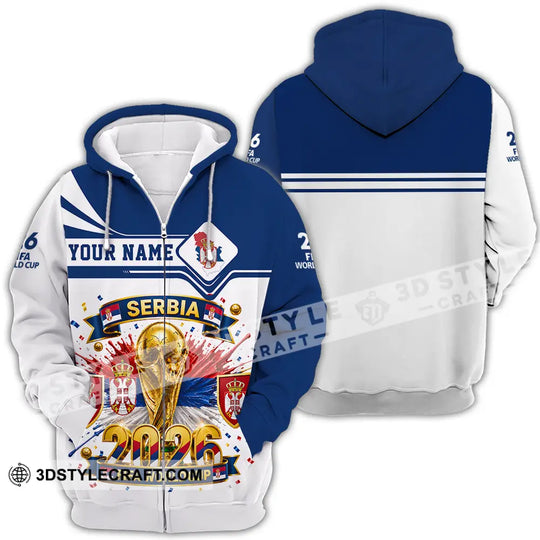 Unisex Shirt - Custom Serbia Shirt style option 4