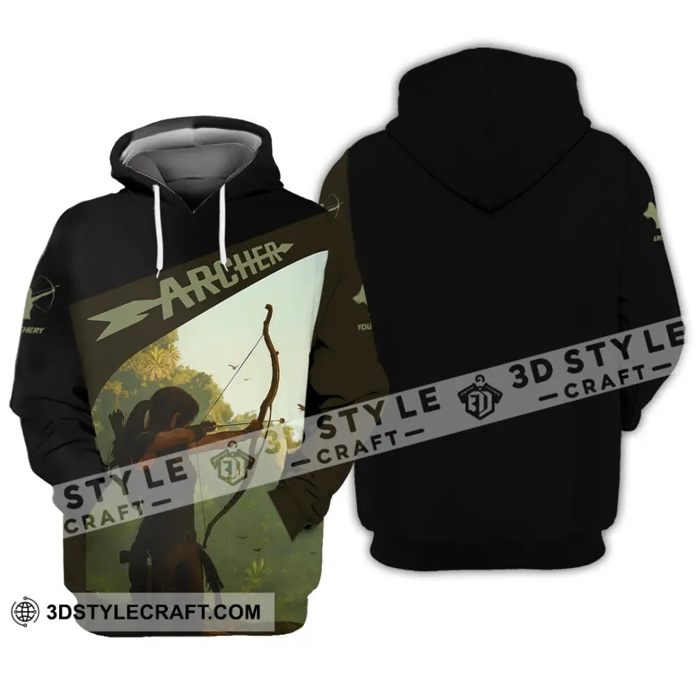 Unisex Shirt - Custom Shooting Archery Player Shirt Hoodie / S T-shirt