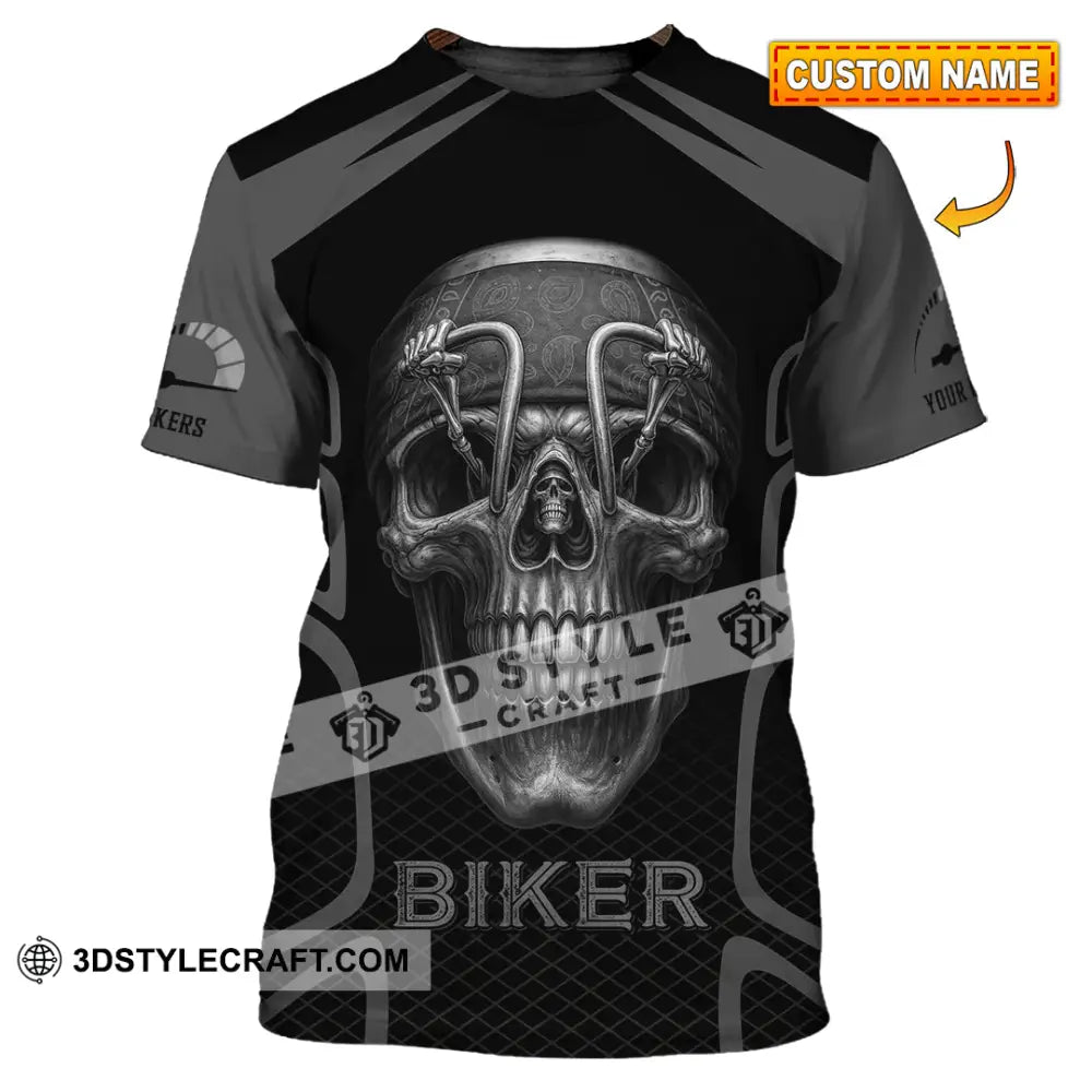 Unisex Shirt - Custom Skull Rider Riding Lover Shirt T-shirt
