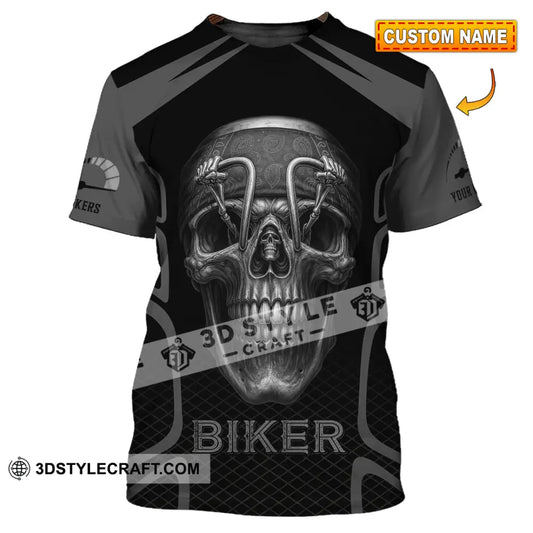 Unisex Shirt - Custom Skull Rider Riding Lover Shirt T-shirt