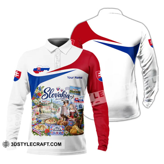 Unisex Shirt - Custom Slovakia Shirt style option 4