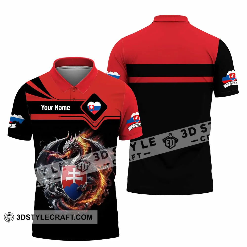 Unisex Shirt - Custom Slovakia Shirt - Polo Shirt / S - T-shirt