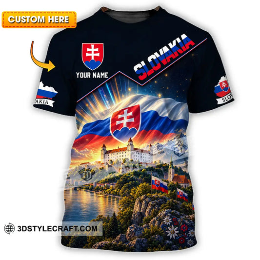 Unisex Shirt - Custom Slovakia Shirt - T-shirt