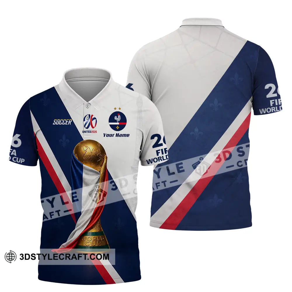 Unisex Shirt - Custom Soccer World Cup 2026 3D Shirt - Polo Shirt / S - T-shirt