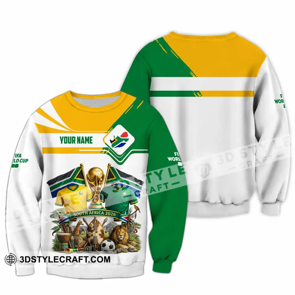 Unisex Shirt - Custom South Africa World Cup 2026 Shirt - Long Sleeve / S - T-shirt
