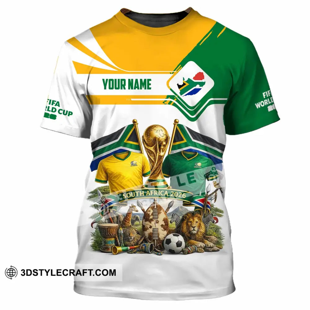 Unisex Shirt - Custom South Africa World Cup 2026 Shirt - T-Shirt / S - T-shirt