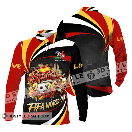 Unisex Shirt - Custom Spain 3D Shirt style option 4
